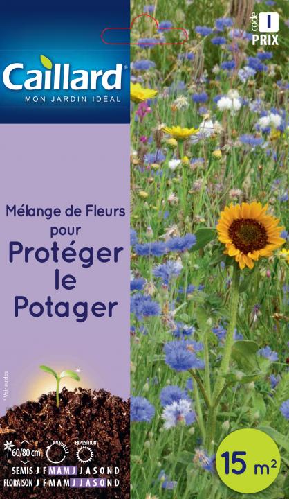 MELANGE DE FLEURS POUR PROTEGER LE POTAGER